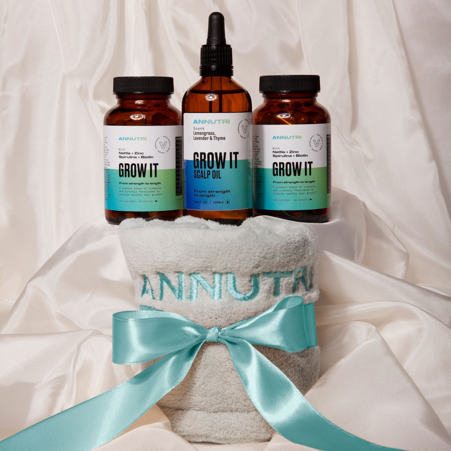 Grow It - Christmas Bundle | 2 x Grow IT supplement, 1 x Grow It Scalp Oil Free Hair Towel worth €11