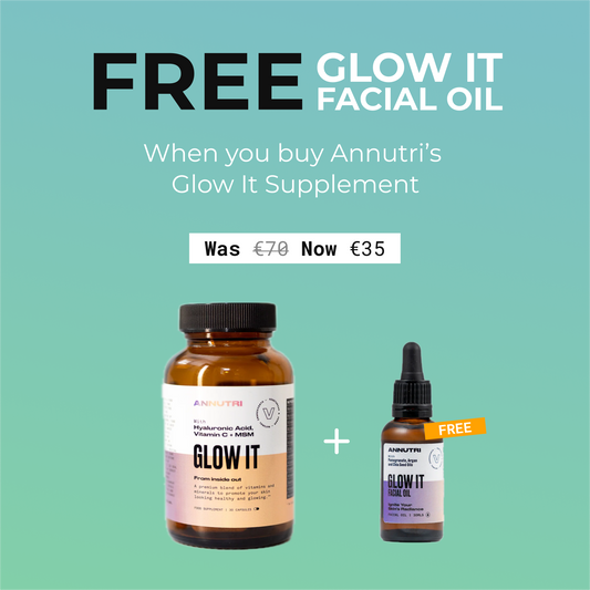 GLOW IT supplement + GLOW IT facial oil for FREE