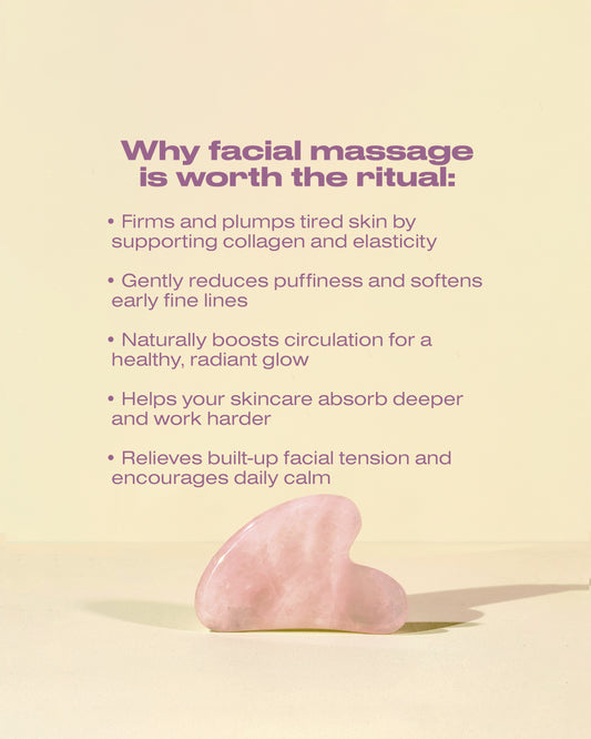 Glow it Rose quartz Guasha (facial stone)