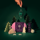 Annutri Glow it  Xmas gift set with green background.